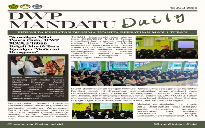Semaikan Nilai Panca Cinta, DWP MAN 2 Tuban Bekali Murid Baru Karakter Moderasi Beragama