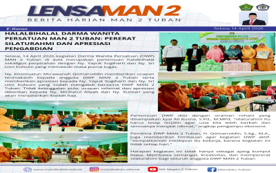 Halal Bihalal Dharma Wanita Persatuan MAN 2 Tuban Perekat Silaturahmi dan Apresiasi